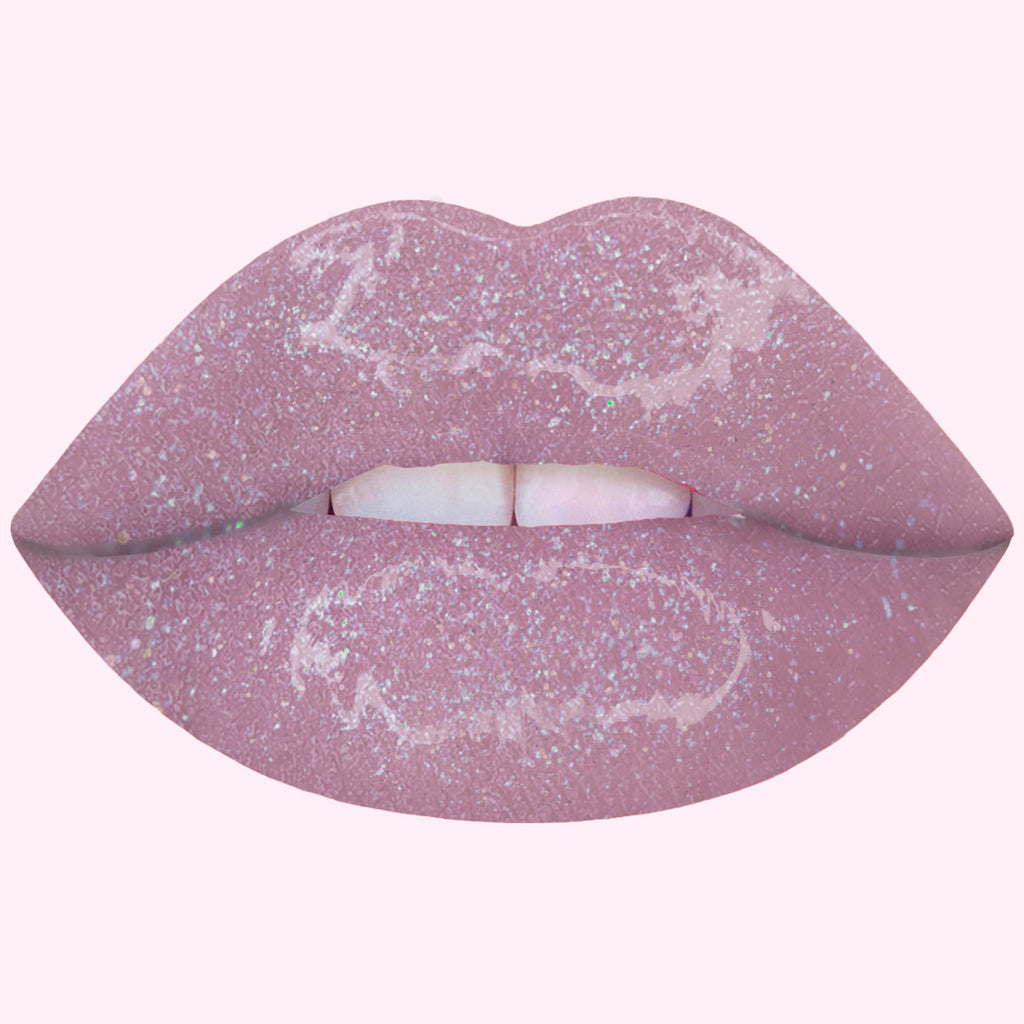 Cotton Candy Holographic Sapphire Lipgloss
